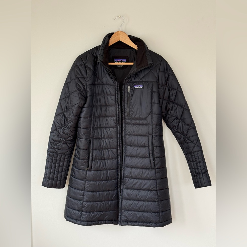 Patagonia Black Quilted Parka
